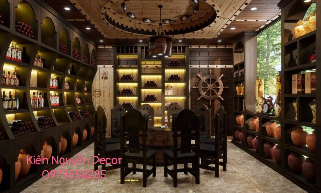 Nội Thất phòng Hầm Rượu gia đình
